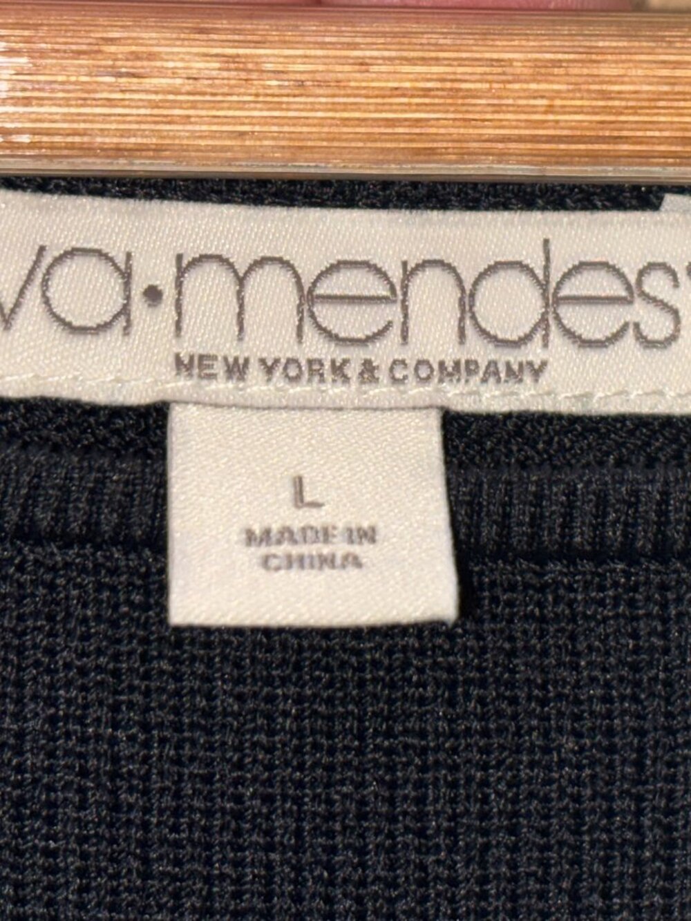Eva Mendes Black White Striped Knit Boatneck Sweater Dress NWT Large - Picture 4 of 9